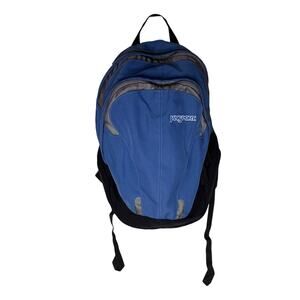 Jansport Airlift Blue & Black Backpack 18x14x6 Adjustable Straps
